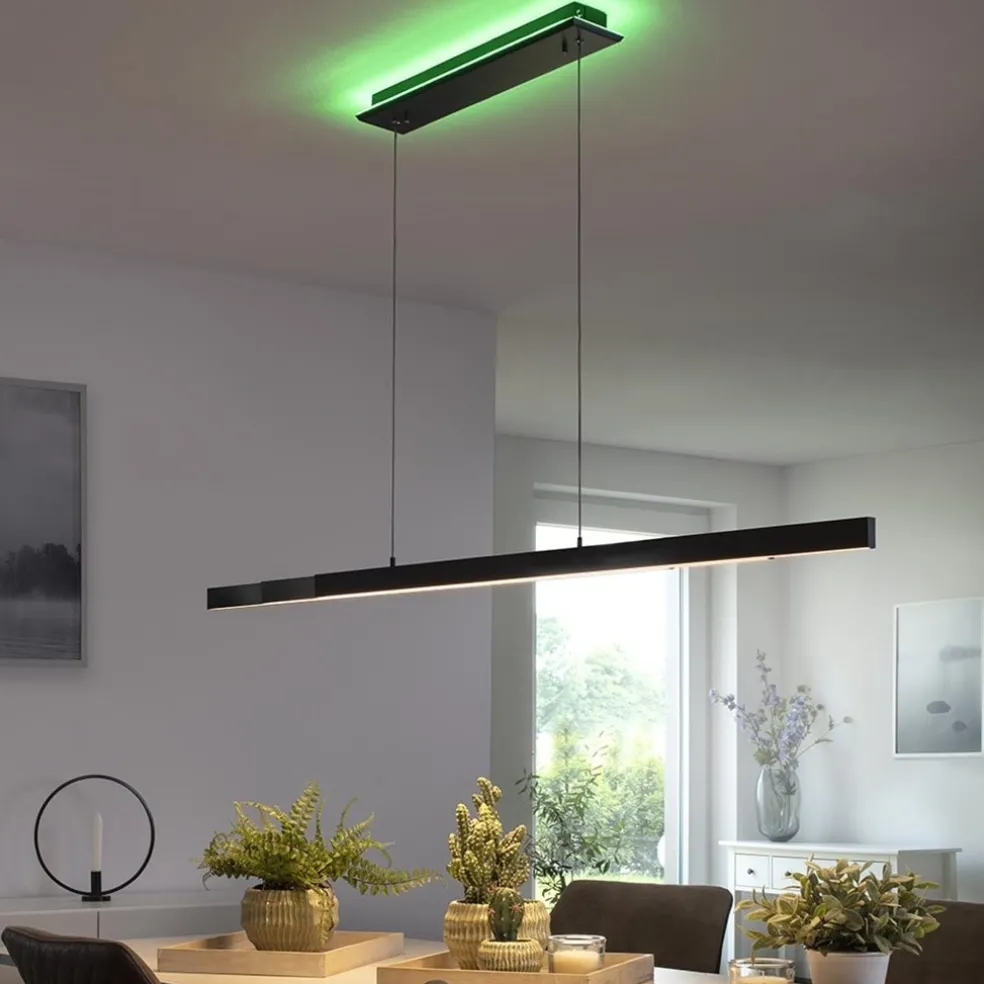 Online Straluma Smart hanglamp mat zwart verstelbaar