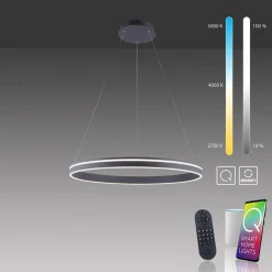 Flash Sale Straluma Smart hanglamp ring groot antraciet