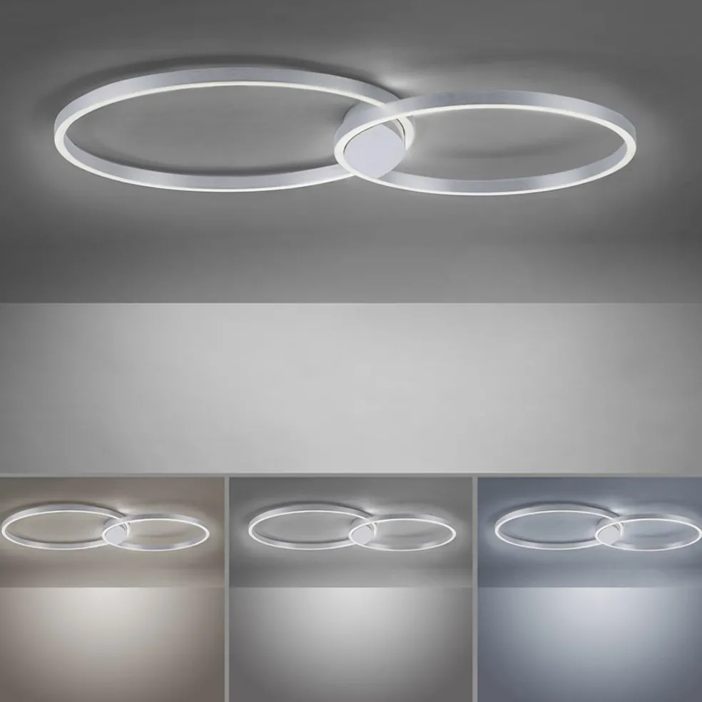 Store Straluma Smart plafondlamp aluminium ringen dimbaar