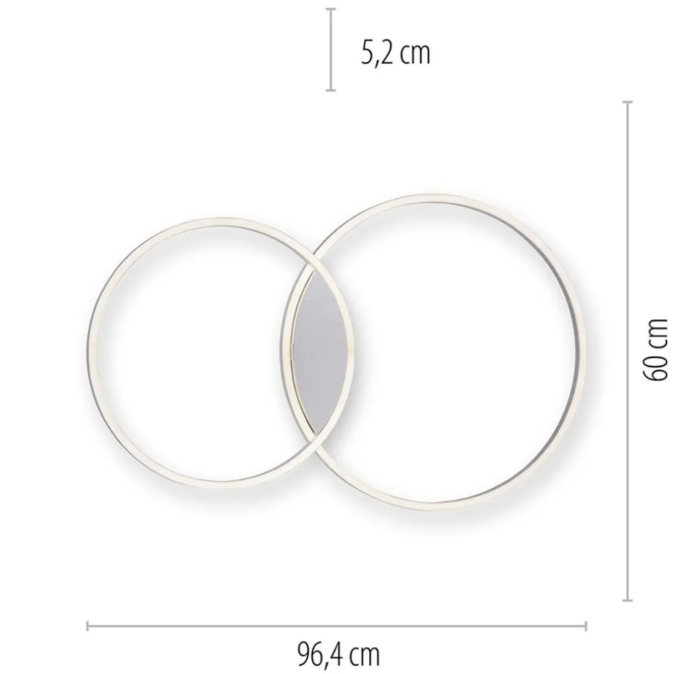 Store Straluma Smart plafondlamp aluminium ringen dimbaar