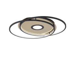 Store Straluma Smart plafondlamp goud met zwart dimbaar