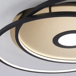 Store Straluma Smart plafondlamp goud met zwart dimbaar