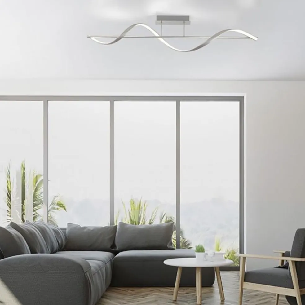 Flash Sale Straluma Smart plafondlamp LED spiraal staal