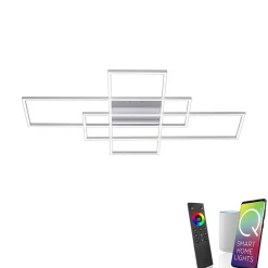 Best Straluma Smart plafond/wandlamp rechthoeken inclusief remote