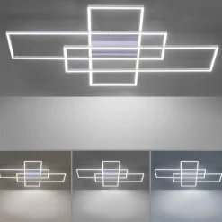 Best Straluma Smart plafond/wandlamp rechthoeken inclusief remote