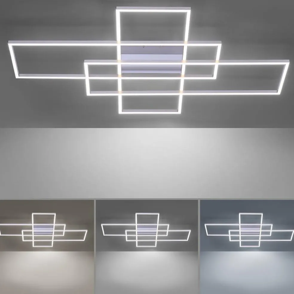 Best Straluma Smart plafond/wandlamp rechthoeken inclusief remote