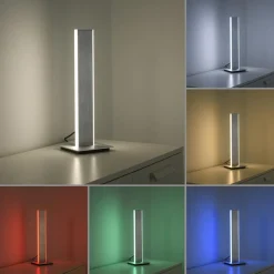 Cheap Straluma Smart tafellamp aluminium met 2 LED strips