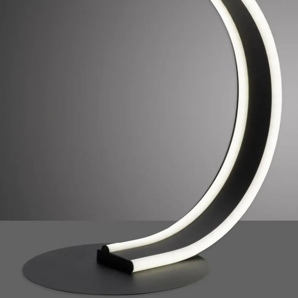 Outlet Straluma Smart tafellamp antraciet met dimbaar LED