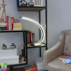 Outlet Straluma Smart tafellamp antraciet met dimbaar LED