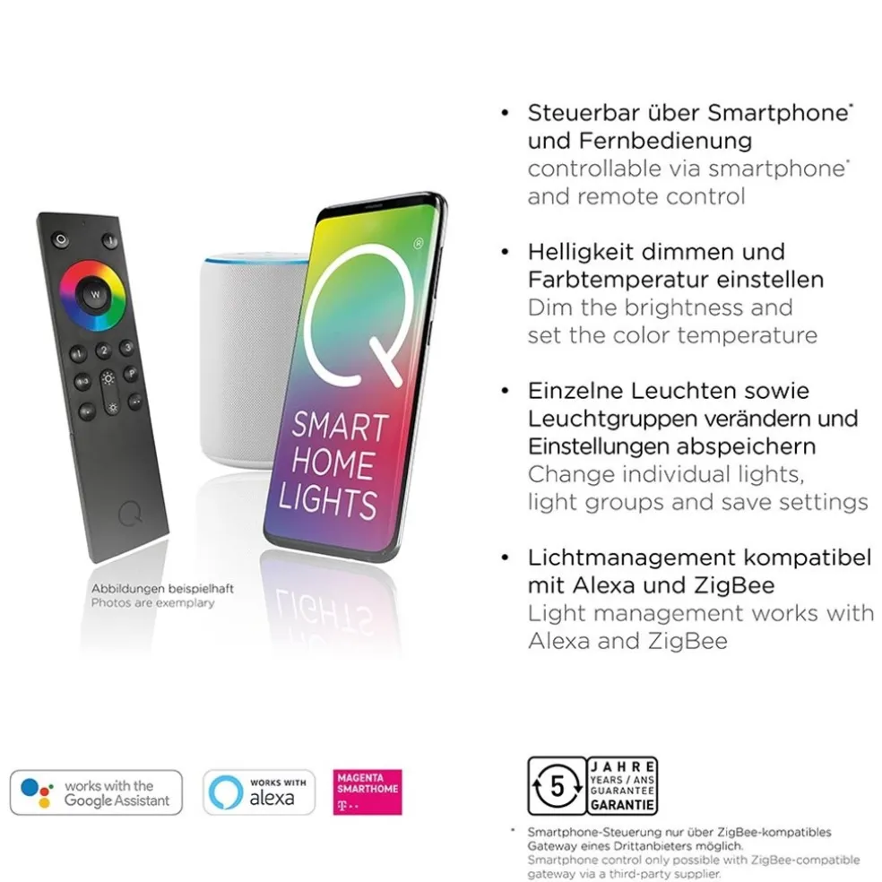 Best Sale Straluma Smart tafellamp spiraal inclusief remote