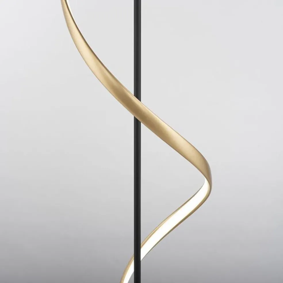 Store Straluma Smart vloerlamp antraciet/goud met memoryfunctie