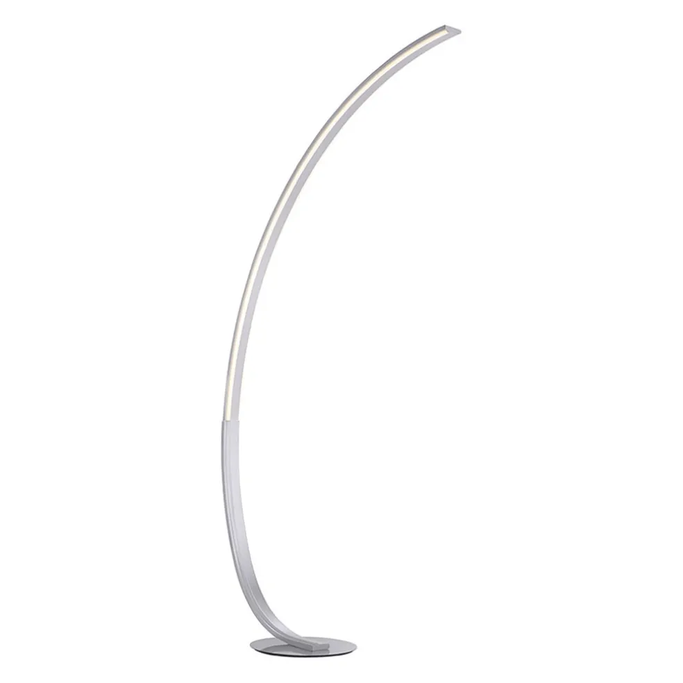 Outlet Straluma Smart vloerlamp boog aluminium inclusief dimbaar LED