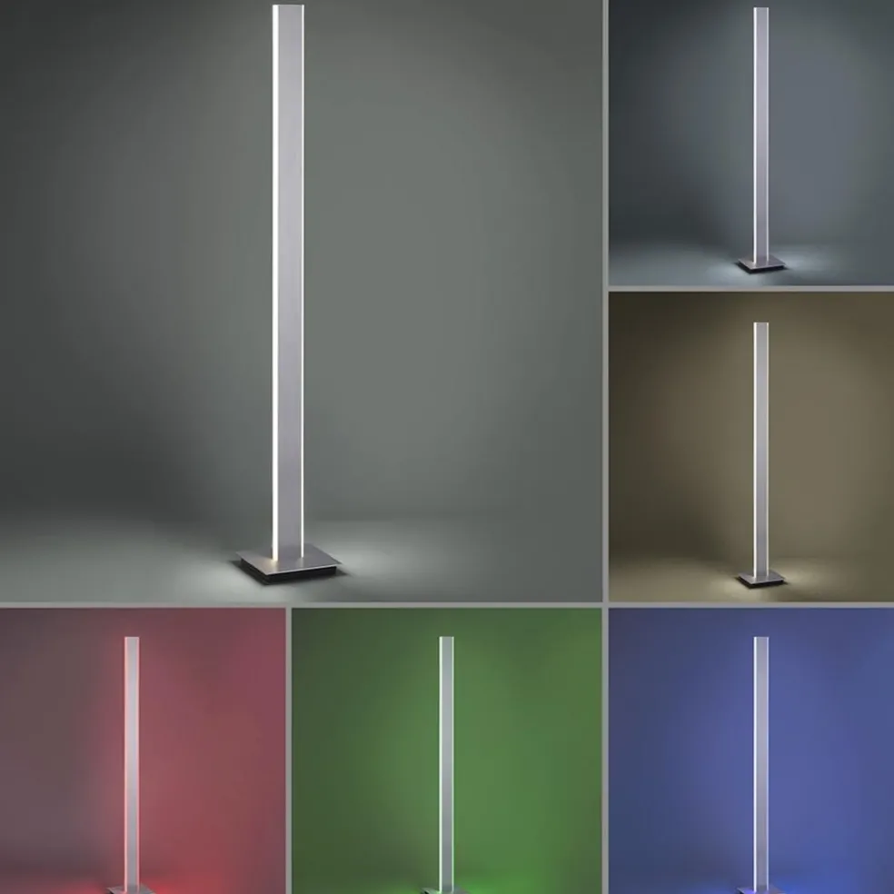 Best Straluma Smart vloerlamp 2-lichts aluminium