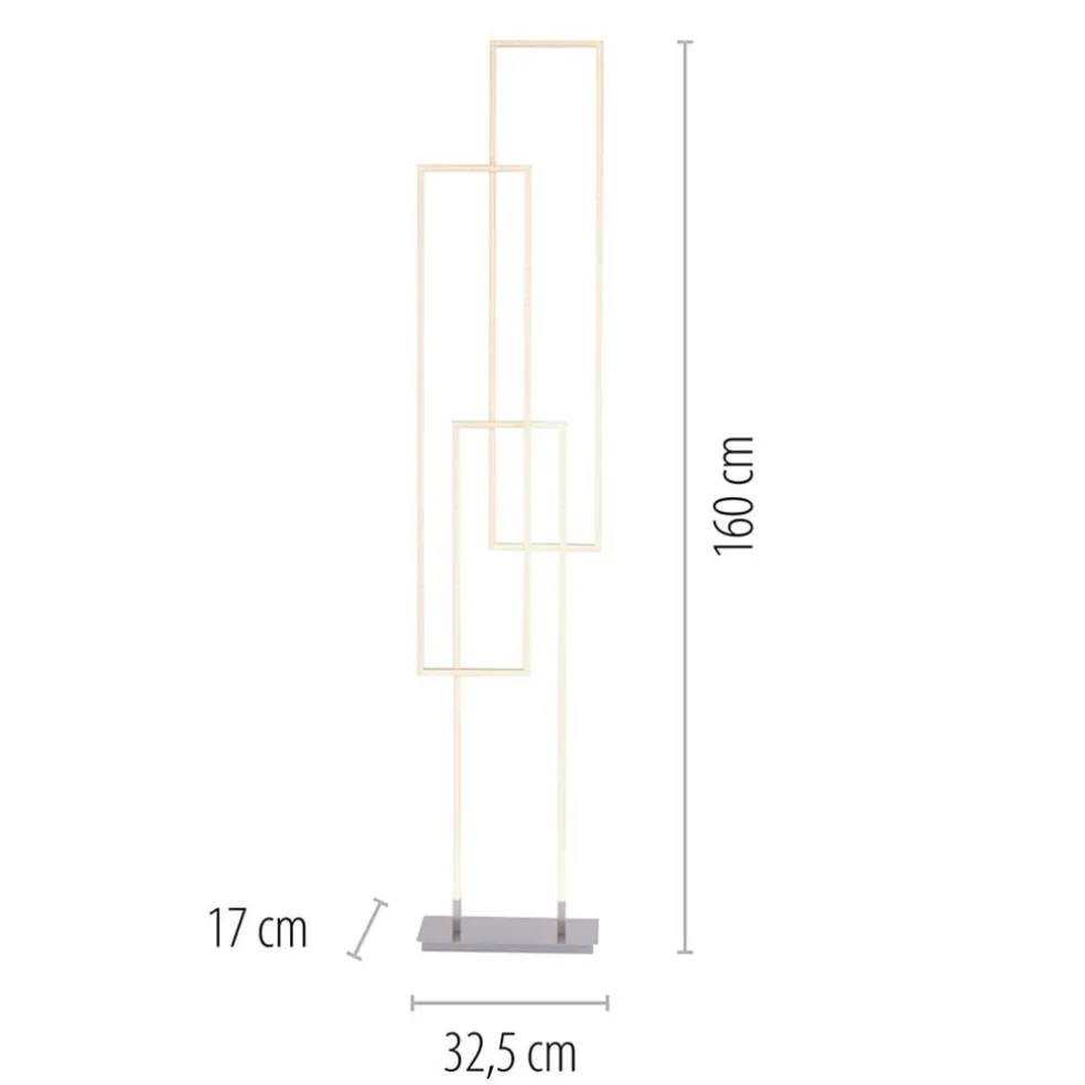 Shop Straluma Smart vloerlamp rechthoeken aluminium