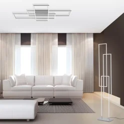 Shop Straluma Smart vloerlamp rechthoeken aluminium