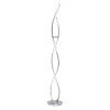 Best Straluma Smart vloerlamp spiraal 2-lichts nikkel
