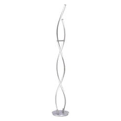 Best Straluma Smart vloerlamp spiraal 2-lichts nikkel