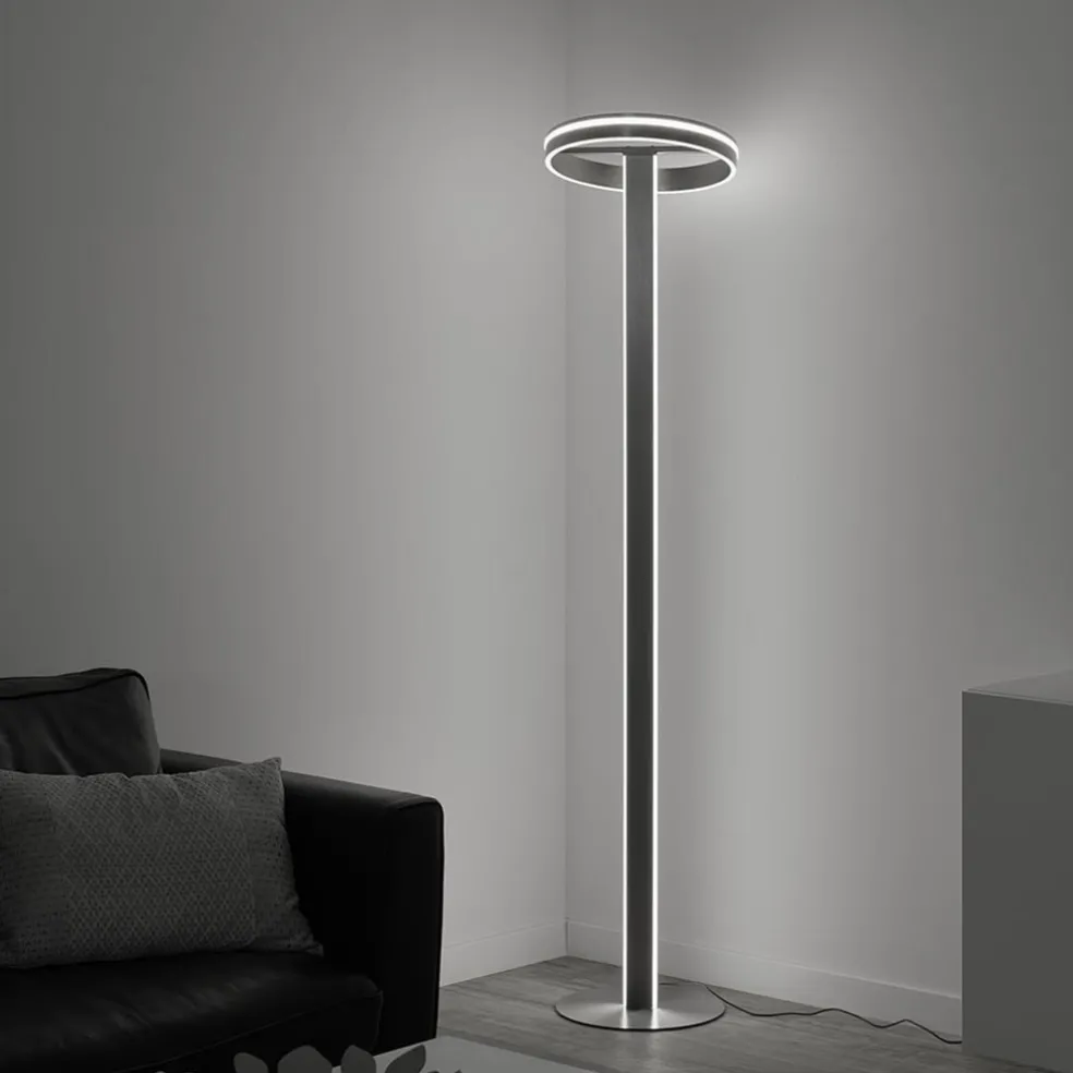 Sale Straluma Smart vloerlamp staal met dimbaar LED