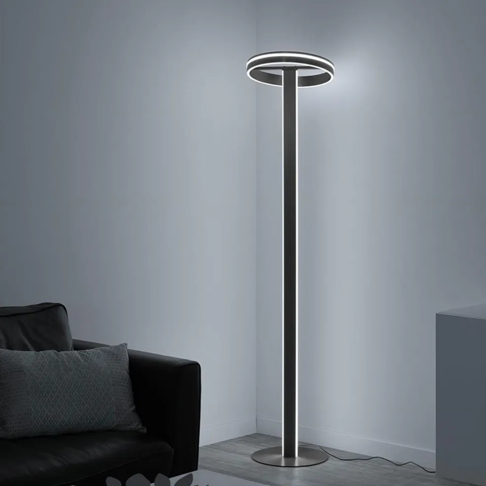 Hot Straluma Smart vloerlamp verstelbare ring antraciet