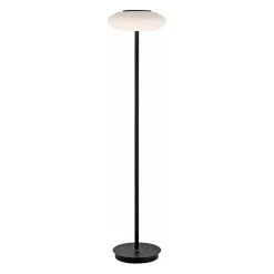 Cheap Straluma Smart vloerlamp zwart met wit glas dimbaar