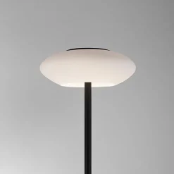 Cheap Straluma Smart vloerlamp zwart met wit glas dimbaar