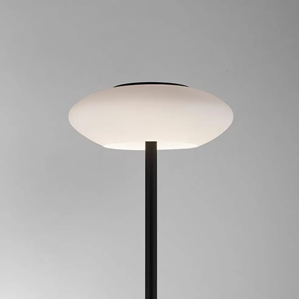 Cheap Straluma Smart vloerlamp zwart met wit glas dimbaar