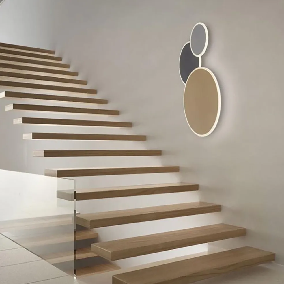 Fashion Straluma Smart wand/plafondlamp ringen goud/grijs dimbaar