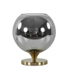 Best Sale Straluma Smoke glazen tafellamp met gouden voet