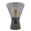 Cheap Straluma Smoke glazen tafellamp met betonnen voet