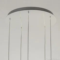 Best Sale Straluma Smokey glazen vide-hanglamp chroom
