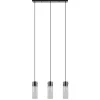 Flash Sale Straluma Speelse hanglamp zwart met helder glas 3-lichts