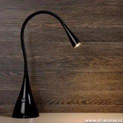 Clearance Straluma Speelse zwarte bureaulamp Zozy LED