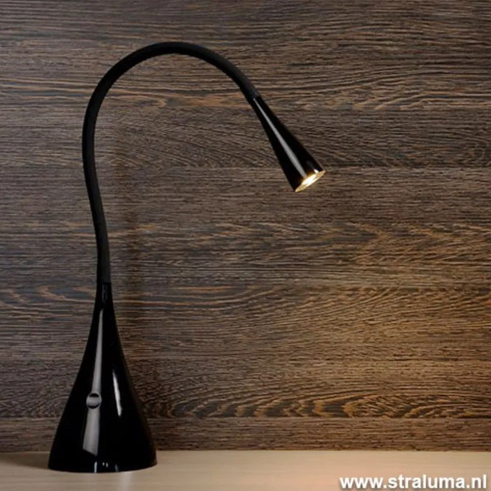 Clearance Straluma Speelse zwarte bureaulamp Zozy LED