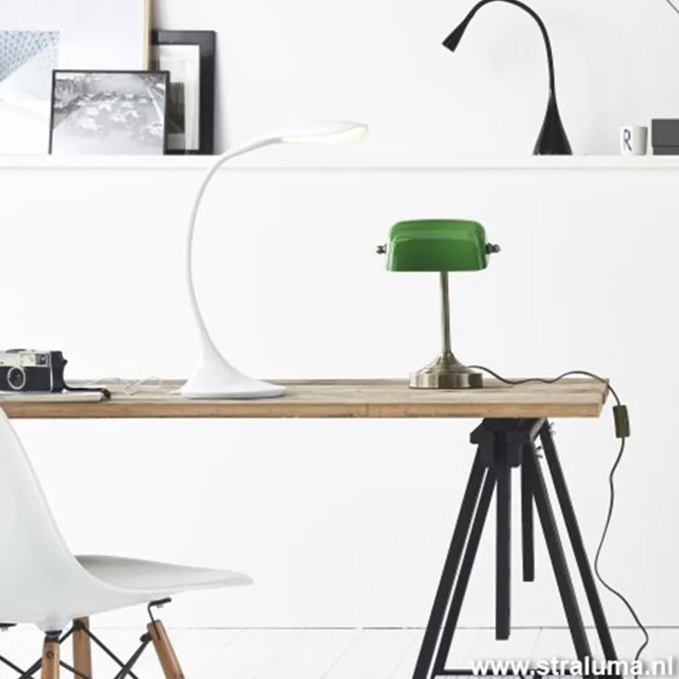 Clearance Straluma Speelse zwarte bureaulamp Zozy LED