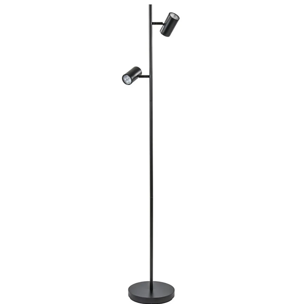 Cheap Straluma Staande Burgos spot dubbel zwart 3-step