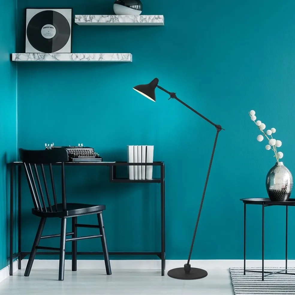 Sale Straluma Staande leeslamp Anne Kasket zwart