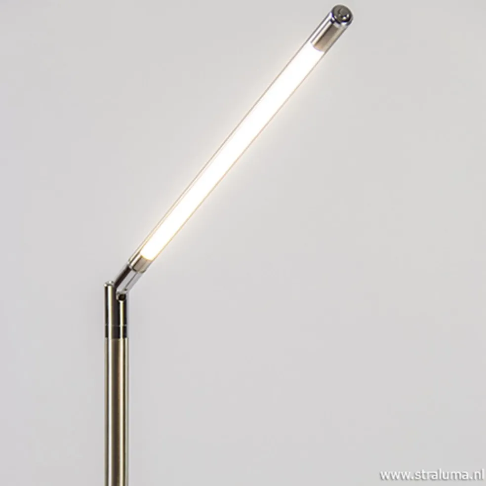 Best Sale Straluma Staande leeslamp nikkel met dimmer