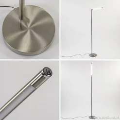 Best Sale Straluma Staande leeslamp nikkel met dimmer