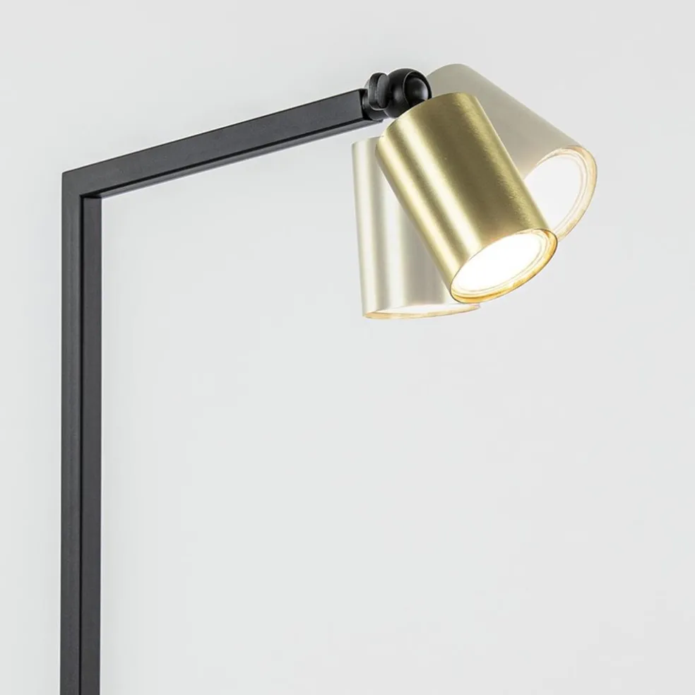 Hot Straluma Staande leesspot Bounce zwart/goud