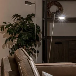 Clearance Straluma Staande vloerlamp led 2 lichts staal