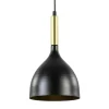 Sale Straluma Stijlvolle kleine hanglamp zwart met goud