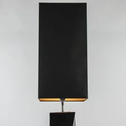 Best Sale Straluma Stijlvolle vloerlamp zwart keramiek met hoge kap