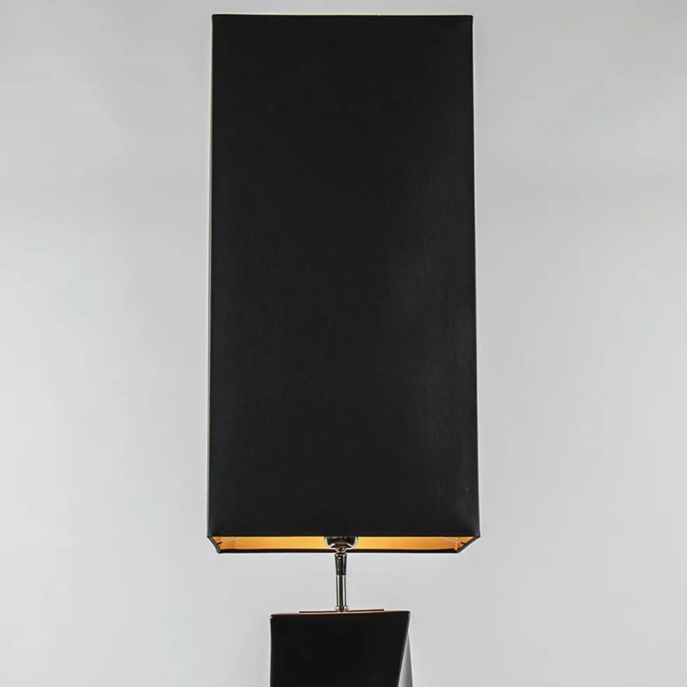 Best Sale Straluma Stijlvolle vloerlamp zwart keramiek met hoge kap