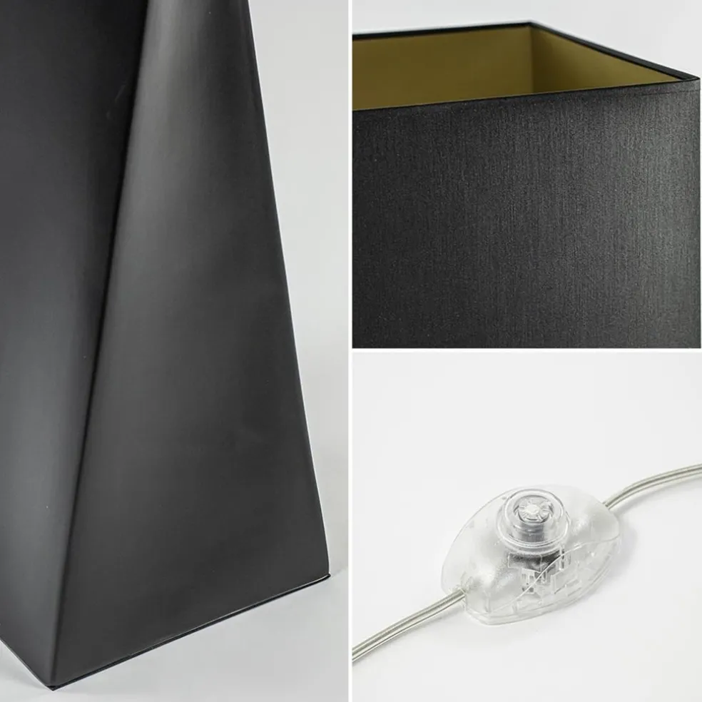 Best Sale Straluma Stijlvolle vloerlamp zwart keramiek met hoge kap