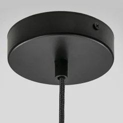 Hot Straluma Stijvolle hanglamp smoke glas met bronzen fitting