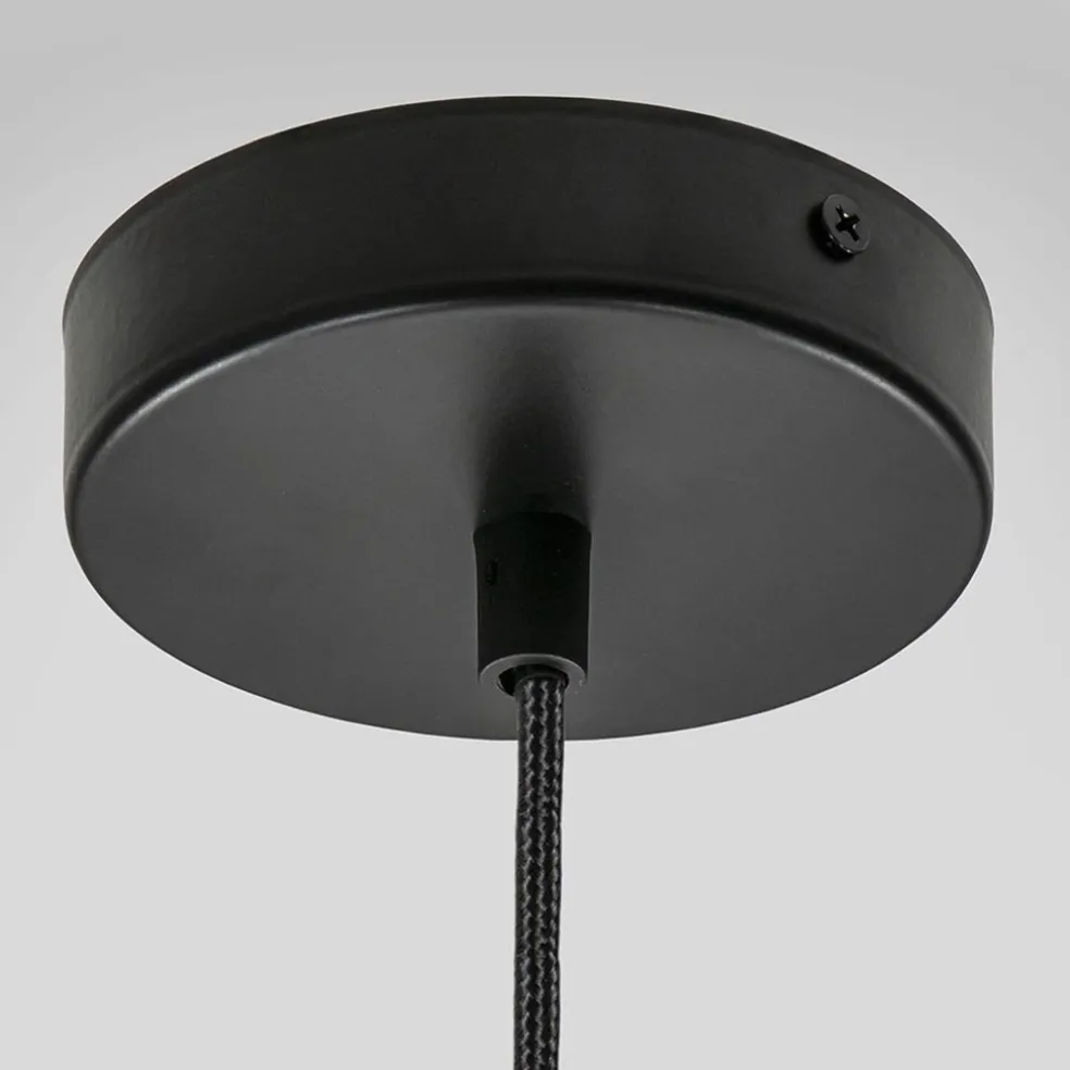 Hot Straluma Stijvolle hanglamp smoke glas met bronzen fitting