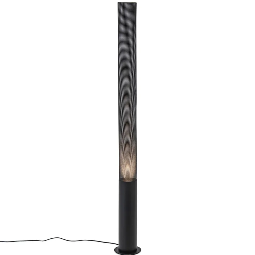 Cheap Straluma Stoere vloerlamp cilinder zwart met spot