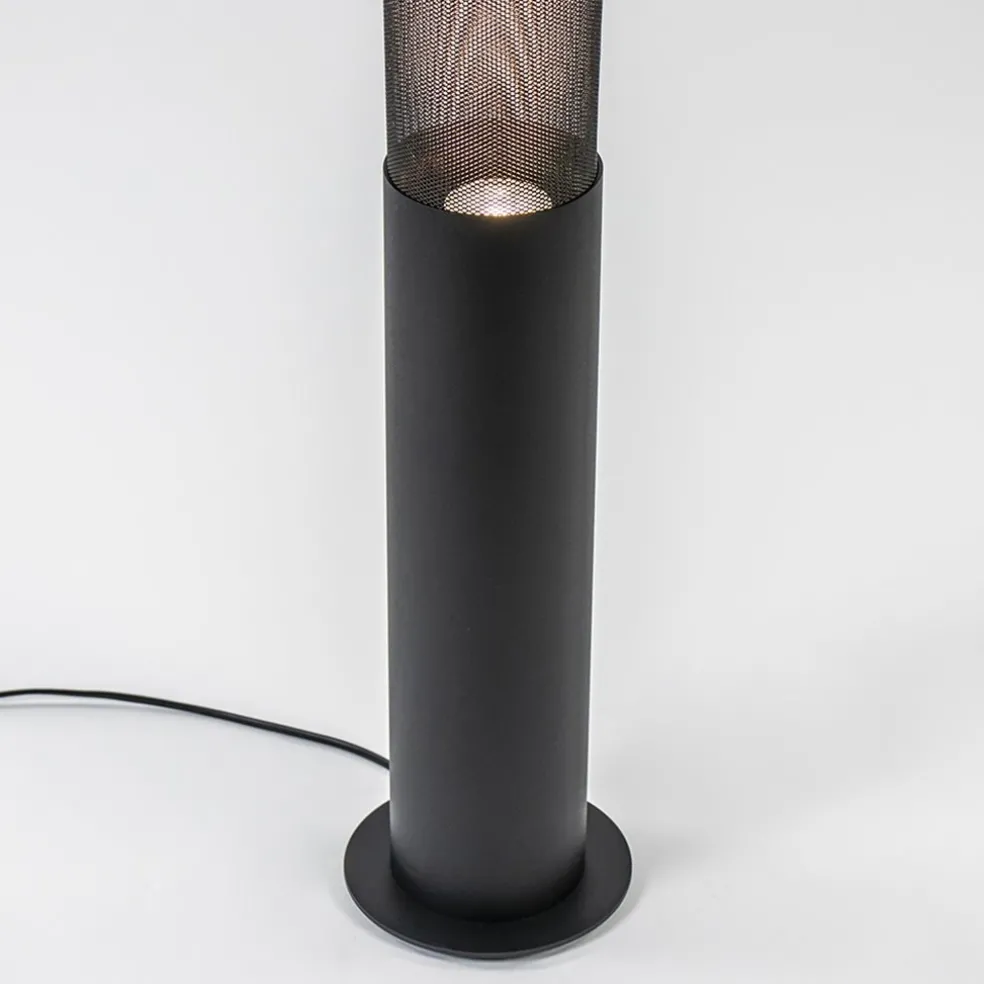 Cheap Straluma Stoere vloerlamp cilinder zwart met spot