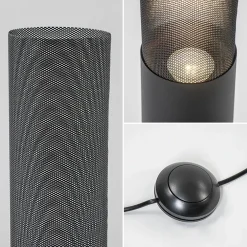 Cheap Straluma Stoere vloerlamp cilinder zwart met spot