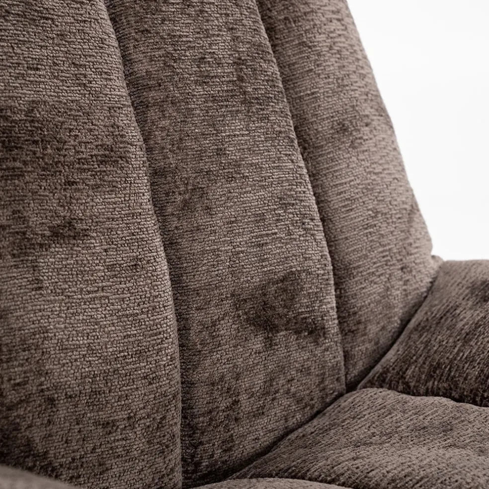 Cheap Straluma Stoffen fauteuil Derby bruin draaibaar
